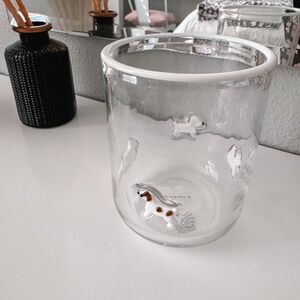 NWT Anthropologie Beagle Dog Icon Juice Glass